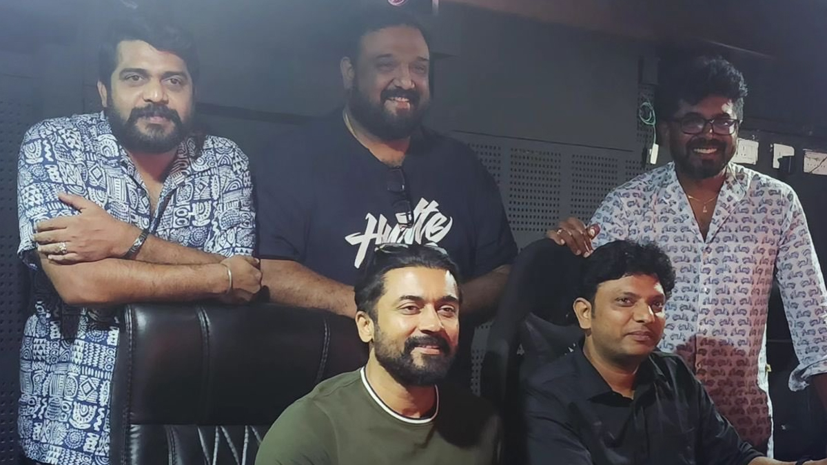Kanguva Update: வெளியீடுக்கு தயாராகும் சூர்யாவின் கங்குவா திரைப்படம்; இறுதிக்கட்ட படத்தொகுப்பு பணிகள் தீவிரம்..! அசத்தல் கிளிக் இதோ.!