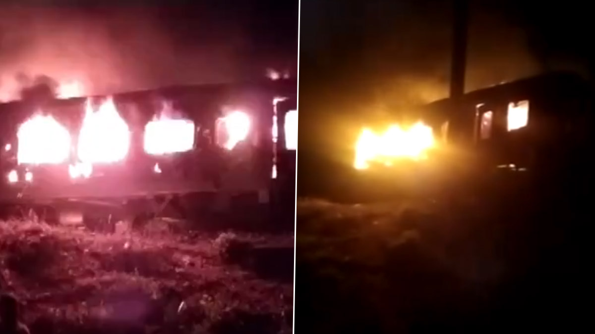 Special Train Caught Fire: பயணிகள் இரயிலில் திடீர் தீ விபத்து; சாதுர்யமாக உயிர் தப்பிய பயணிகள்: பெரும் அசம்பாவிதம் தவிர்ப்பு.!