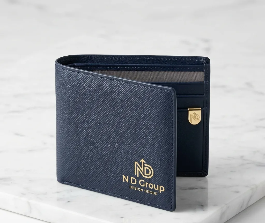 N D Classic Leather Wallet