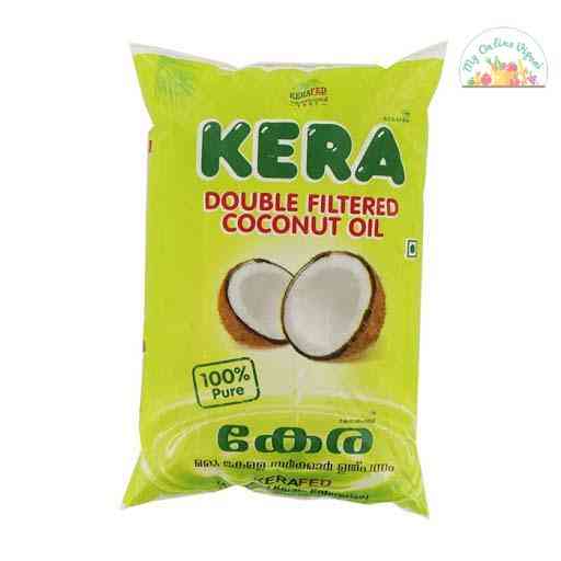 KERA POUCH 1ltr COCONUT OIL - വെളിച്ചെണ്ണ