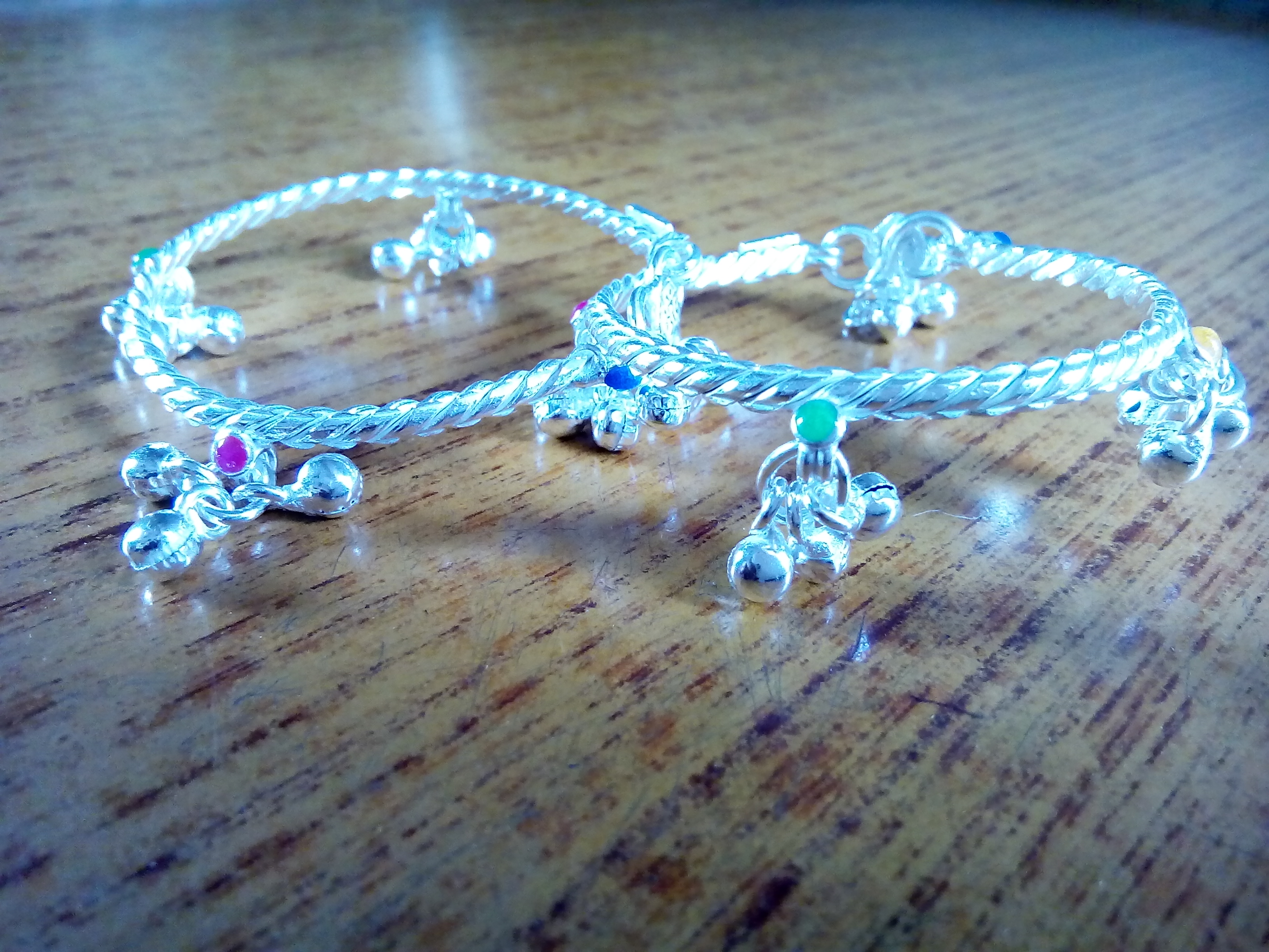 Silver Vale Anklet
